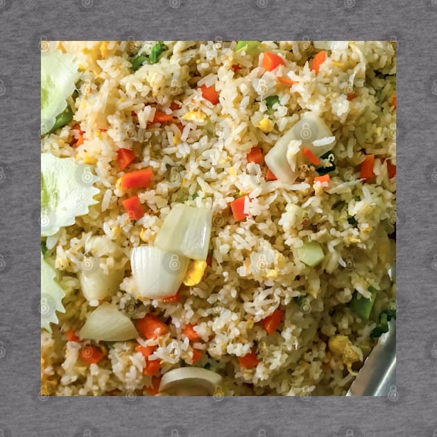 Fried rice textured background by FOGSJ